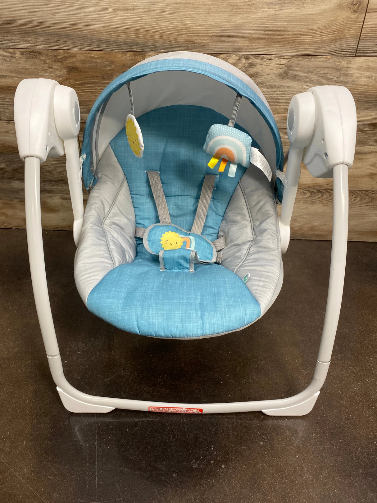 Ingenuity Sun Valley Canopy Portable Swing in Teal