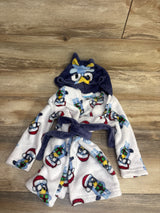 Bluey Plush Christmas Robe White sz 2T