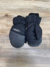 Polar Extreme Kid's Waterproof Ski Mittens Black OSFM