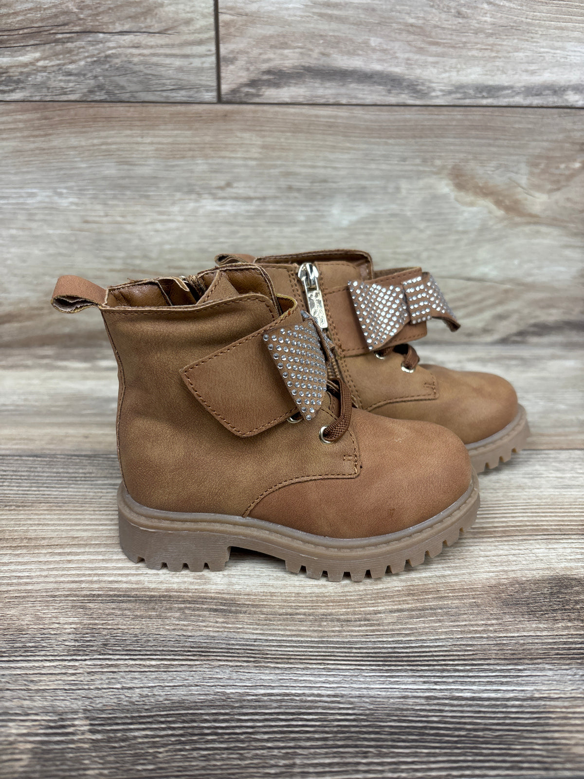 Jessica Simpson Daria Bow Boots Brown sz 6c