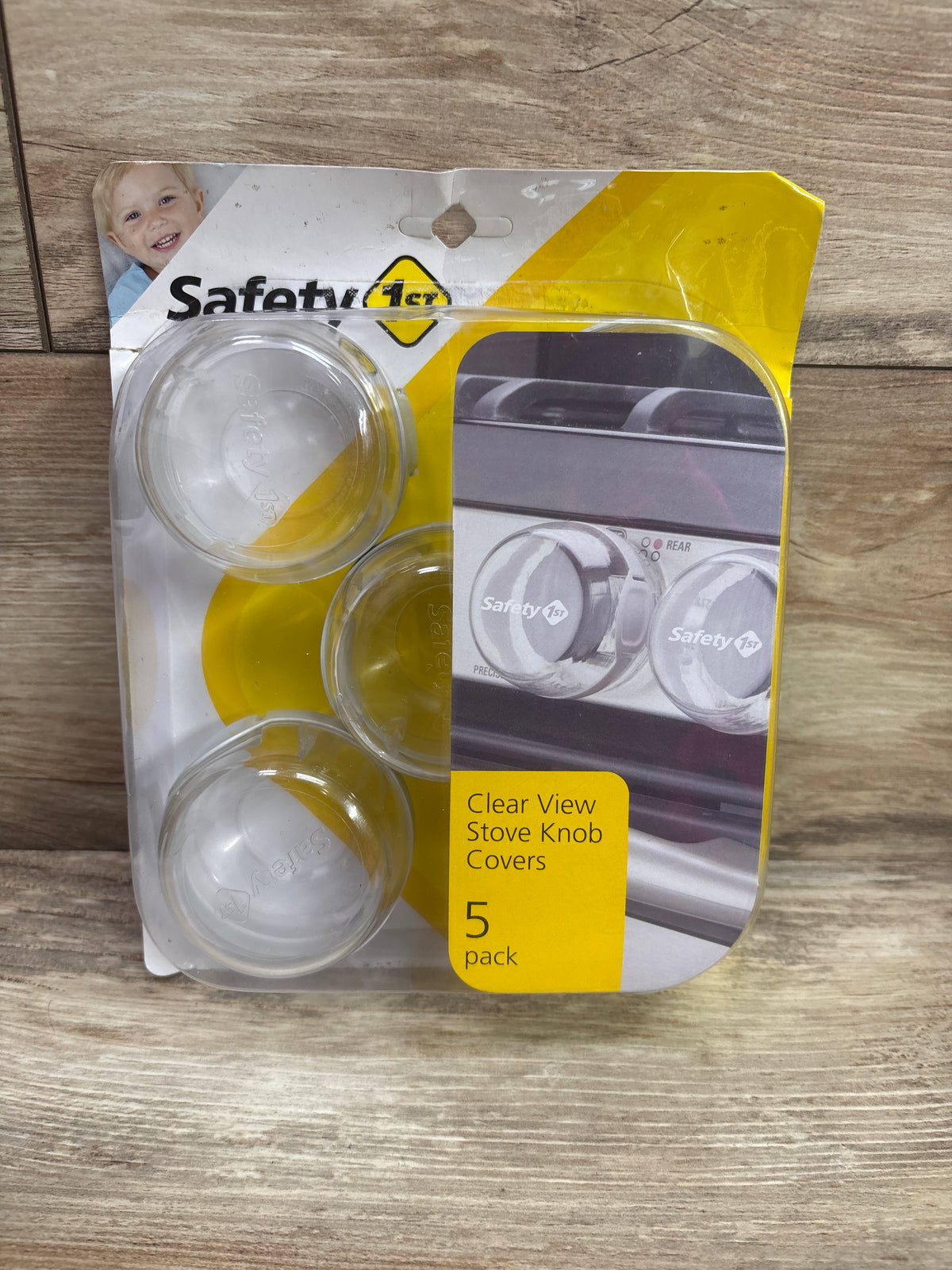 NEW Safety 1st Clear View Stove Knob Covers 5pk