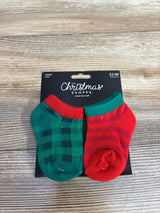 NEW The Christmas Shoppe 2pk Socks sz 0-6m
