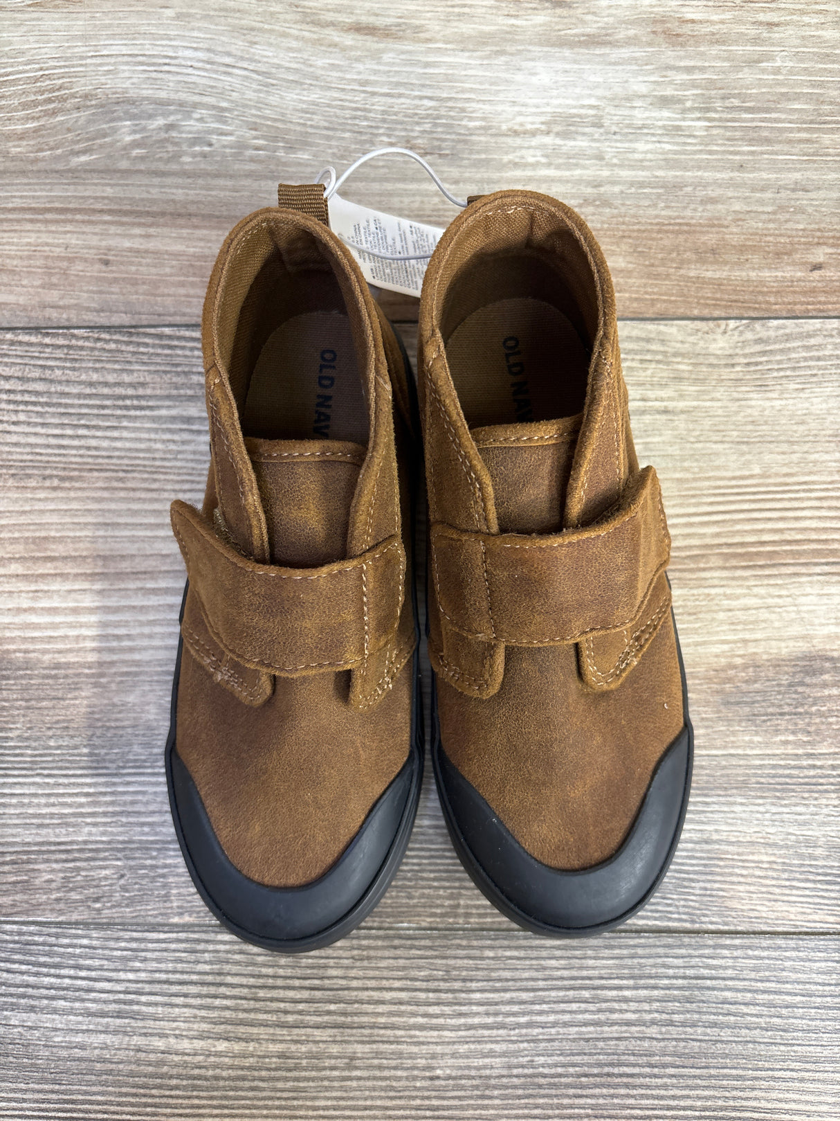NEW Old Navy Faux-Suede Mid-Top Chukka Sneakers, Brown sz 10c