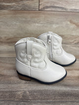 Cat & Jack Cowboy Boots White sz 5c