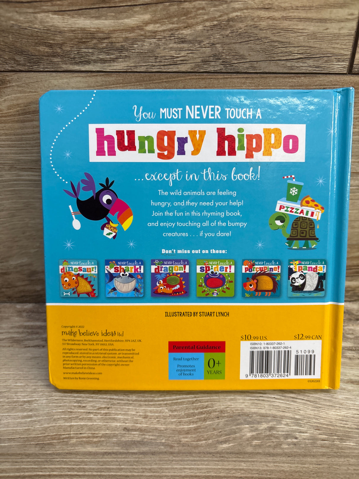 Never Touch a Hungry Hippo! Board Book