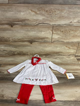 NEW Little Me 'My First Christmas' 3pc Set White sz 12m