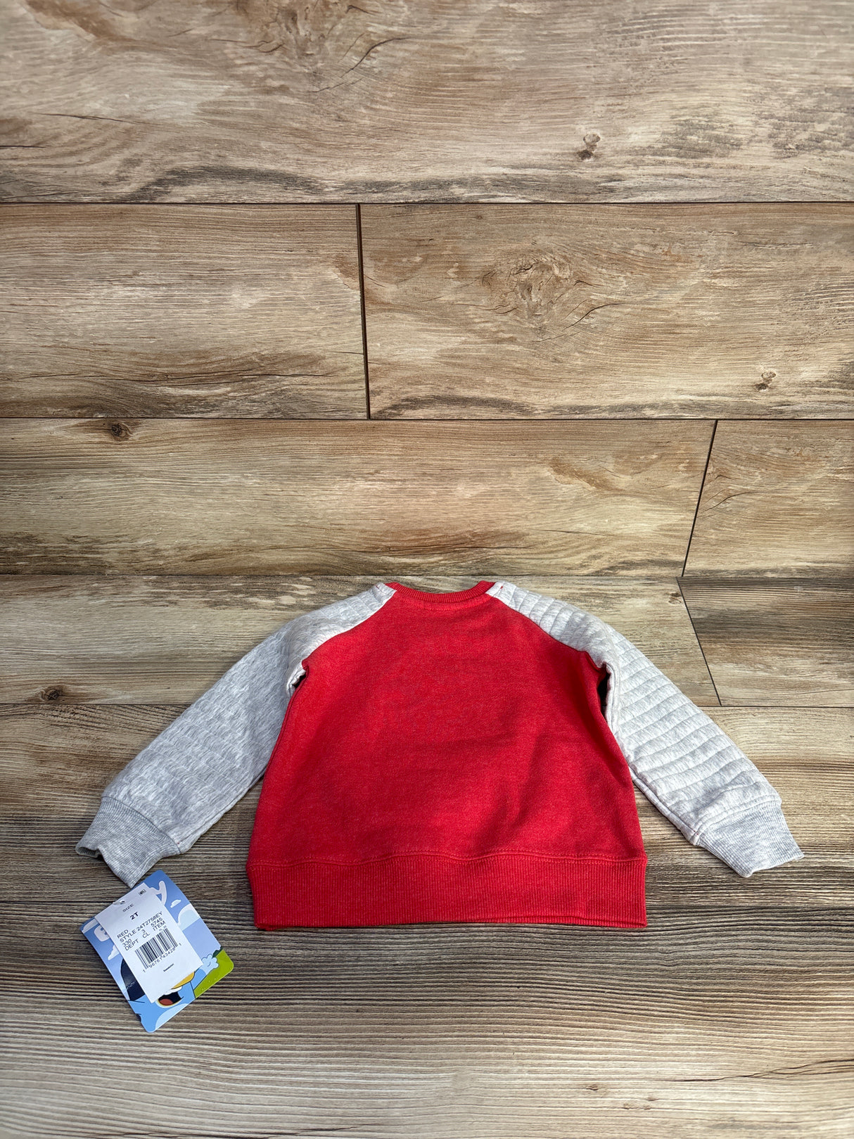 NEW Bluey Smoochy Kiss Pullover Sweatshirt Red sz 2T