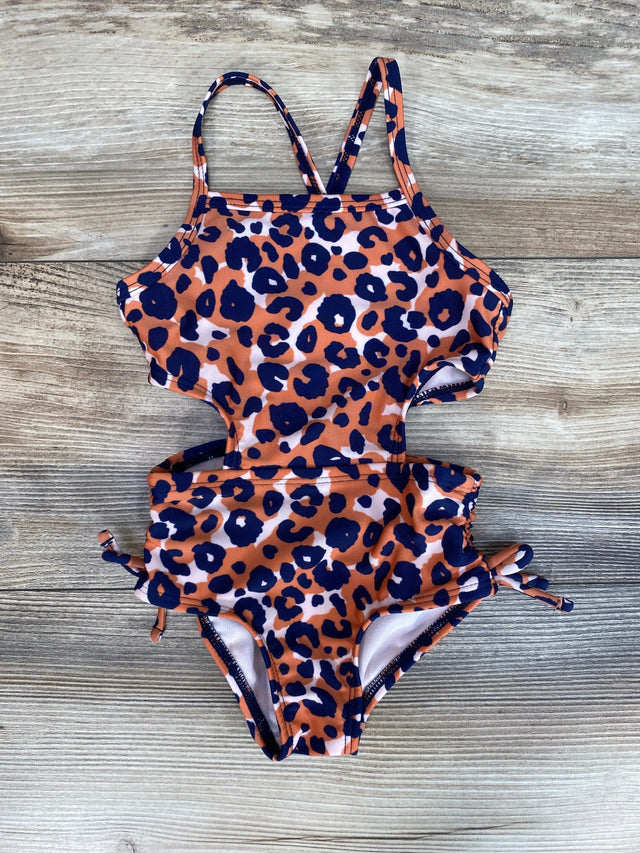 Cat & Jack Brown 1Pc Leopard Print Swimsuit sz 18m - Me 'n Mommy To Be