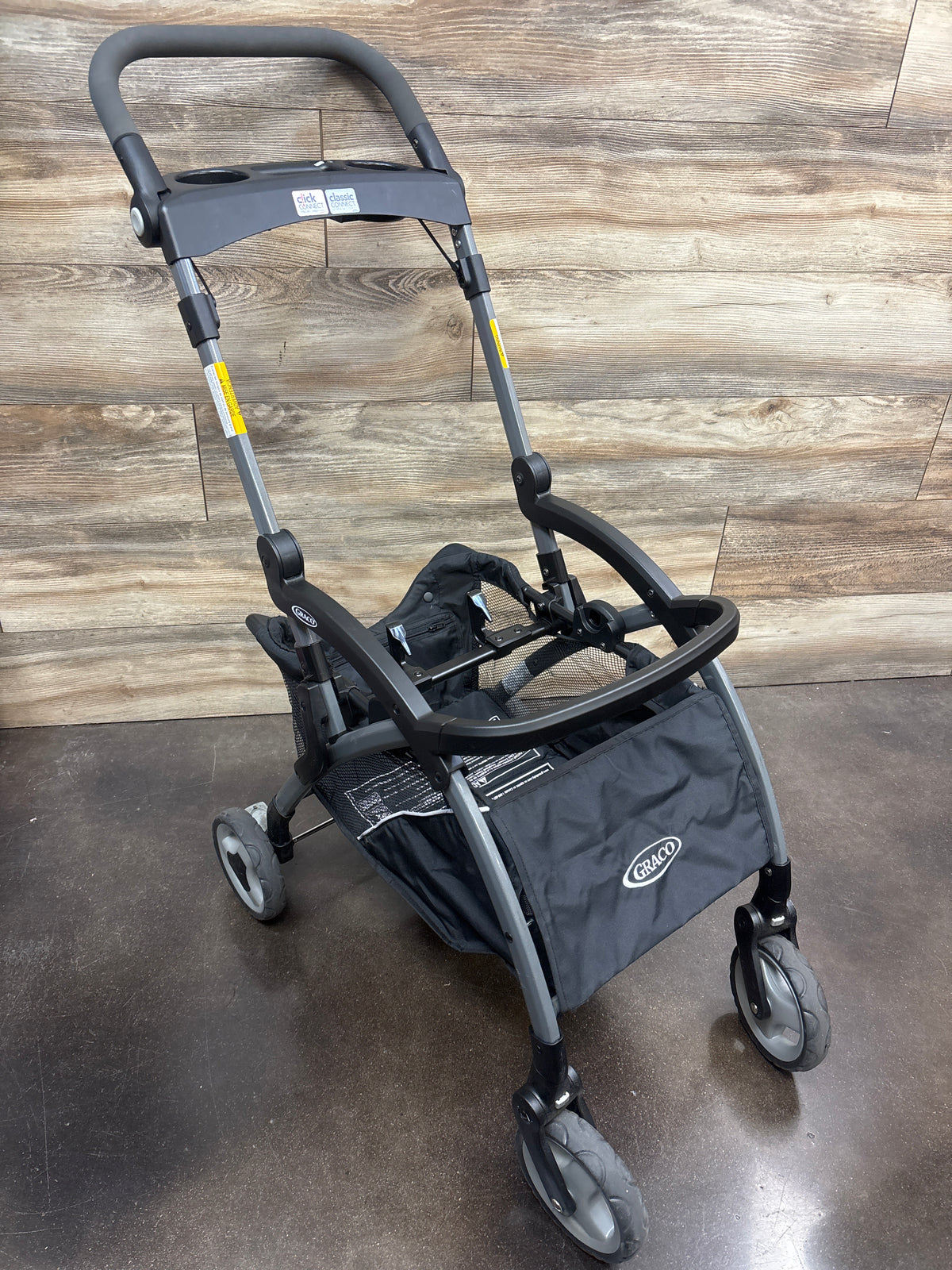 Graco SnugRider Elite Infant Car Seat Frame Stroller - Black