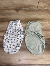 Swaddle Me 2pk Dinosaur Print Swaddle Wrap White sz 0-3m