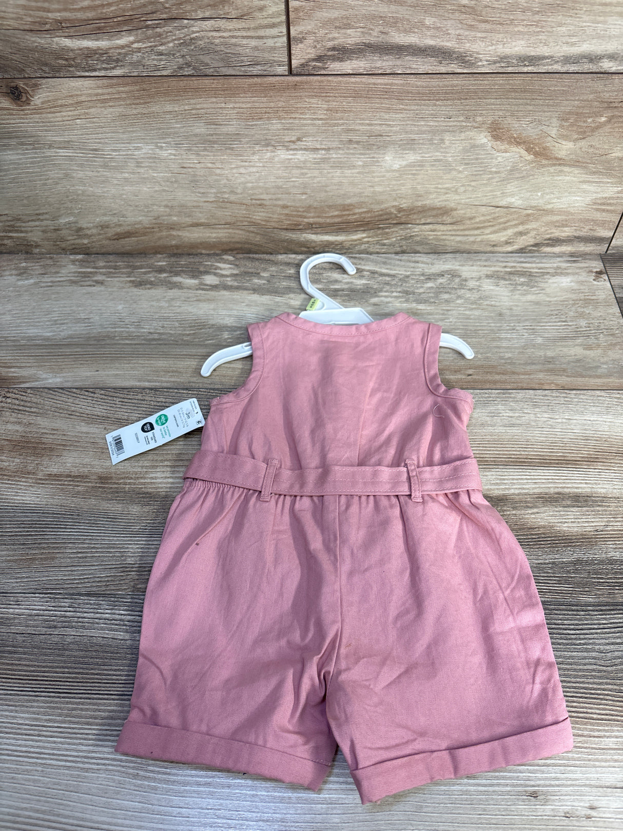 NEW Carters Henley Shortie Romper Pink sz 3m