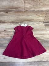 Janie and Jack Collared Ponte Dress In Dainty Berry sz 12-18m - Me n Mommy To Be