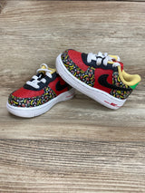 Nike Force 1 TD 'Strawberry Banana' Sneakers sz 5c