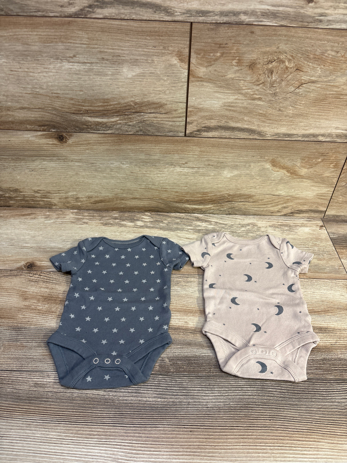 Cloud Island 2pk Bodysuits Tan sz Newborn