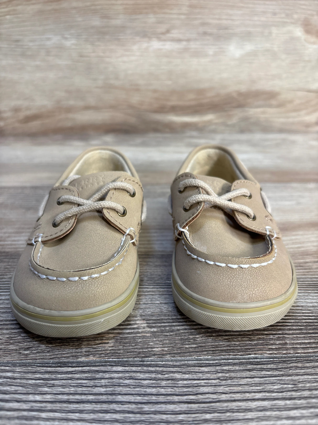 Sperry Intrepid Boat Shoes Tan sz 4c