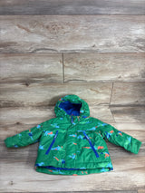 NWOT Cat & Jack Dinosaur Fleece Lined Jacket Green sz 12m