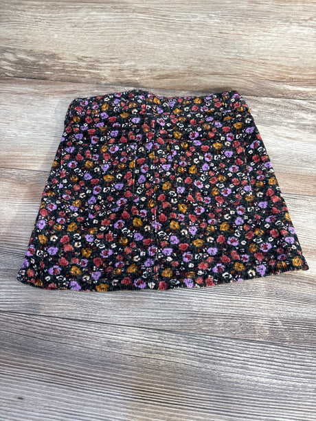 Art Class Floral Corduroy Skirt Black sz 4-5T - Me n Mommy To Be