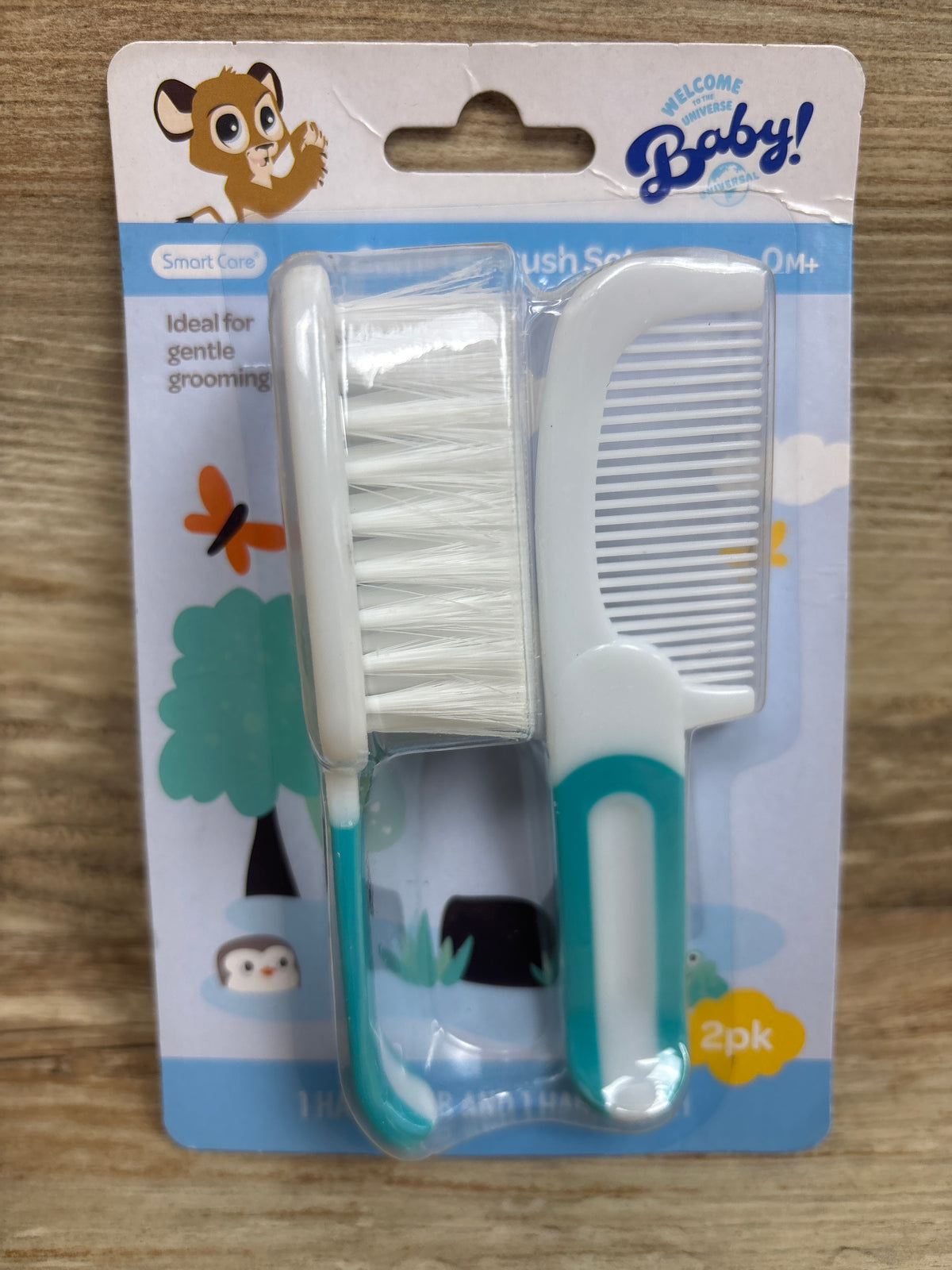 NEW SmartCare 2pc Baby Comb & Brush Set