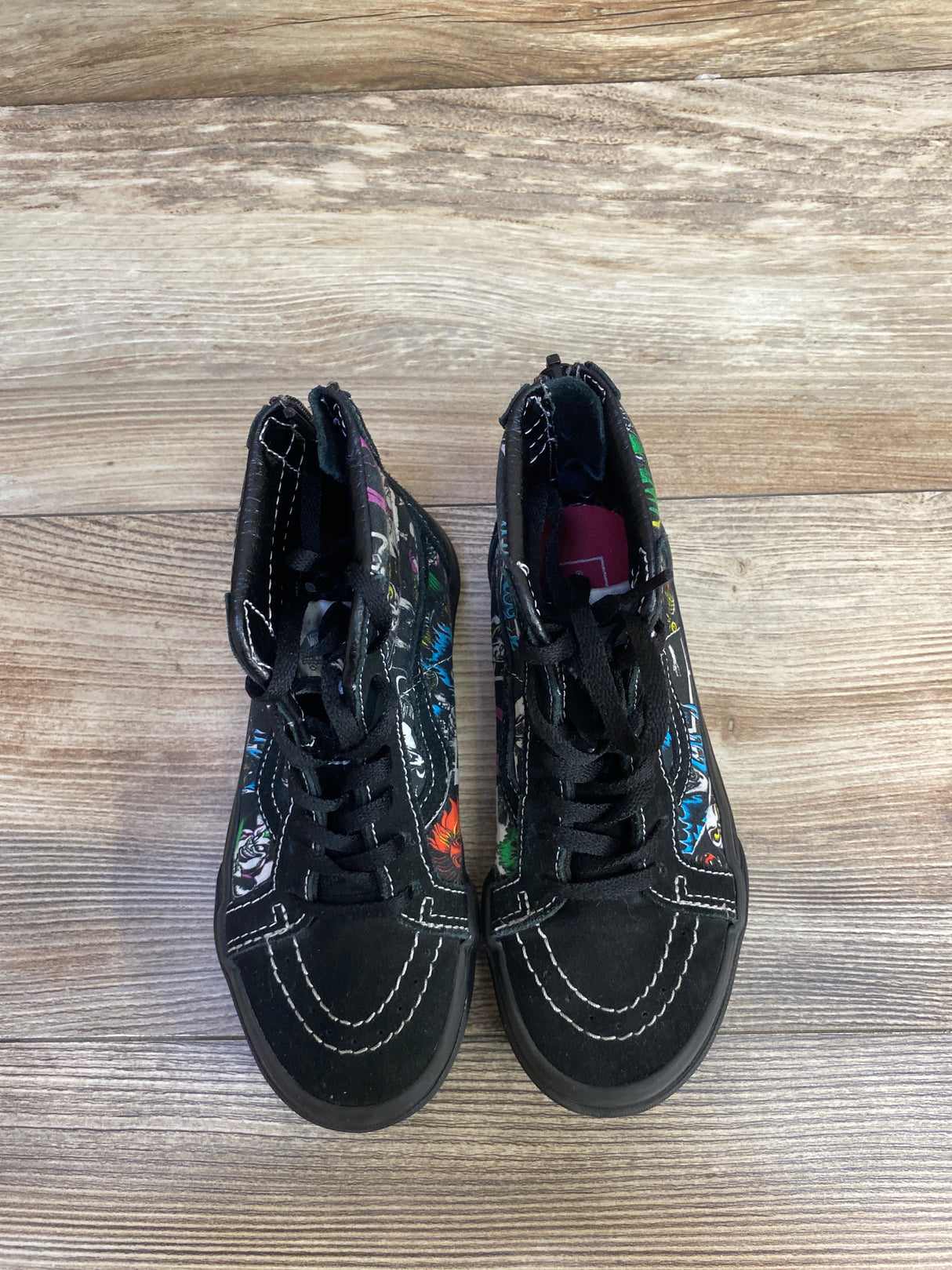 Disney x Vans Sk8-Hi 'Villains' Sneakers, Black sz 12c