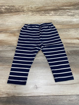 NEW Baby Gap Striped Navy Leggings sz 6-12m