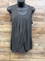 PARNIXS Maternity Nursing Tank Top Grey sz Large
