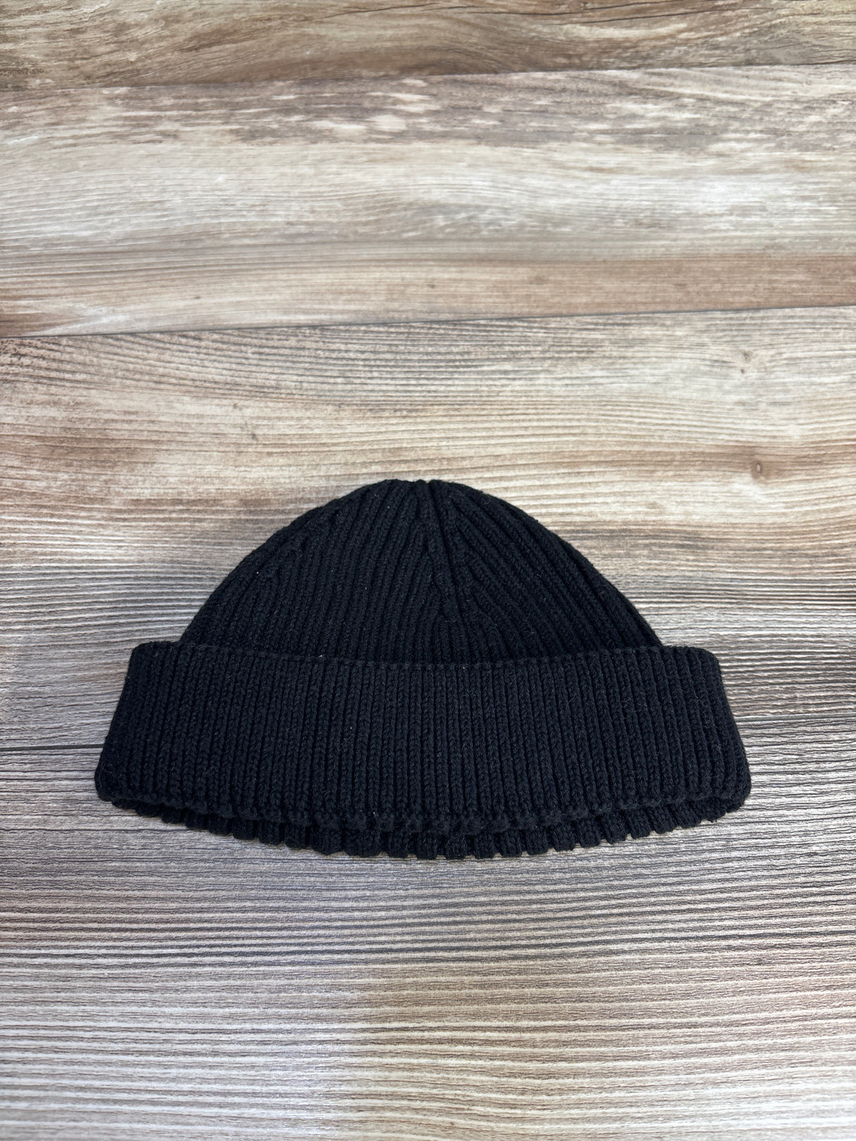 Zara Fold-Over Knit Beanie, Black