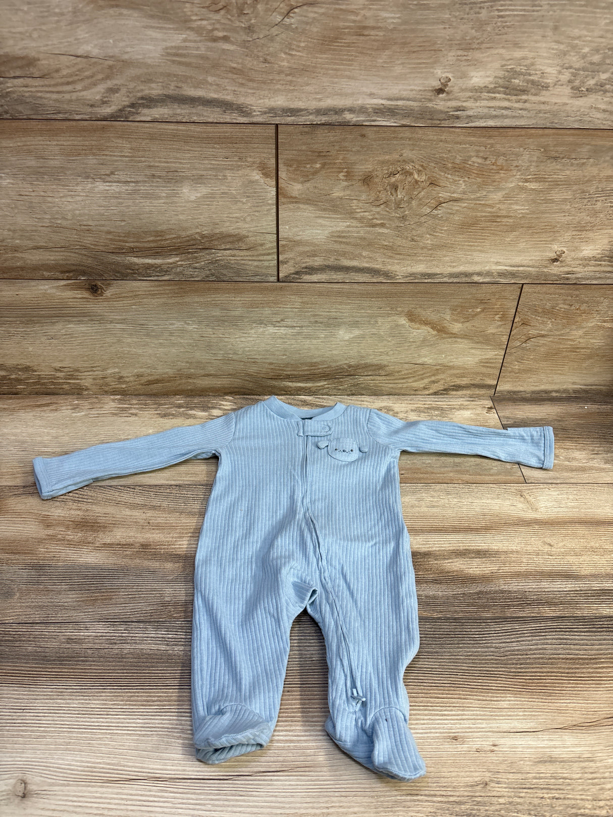 Carter's Ribbed Sleeper Blue sz 3m