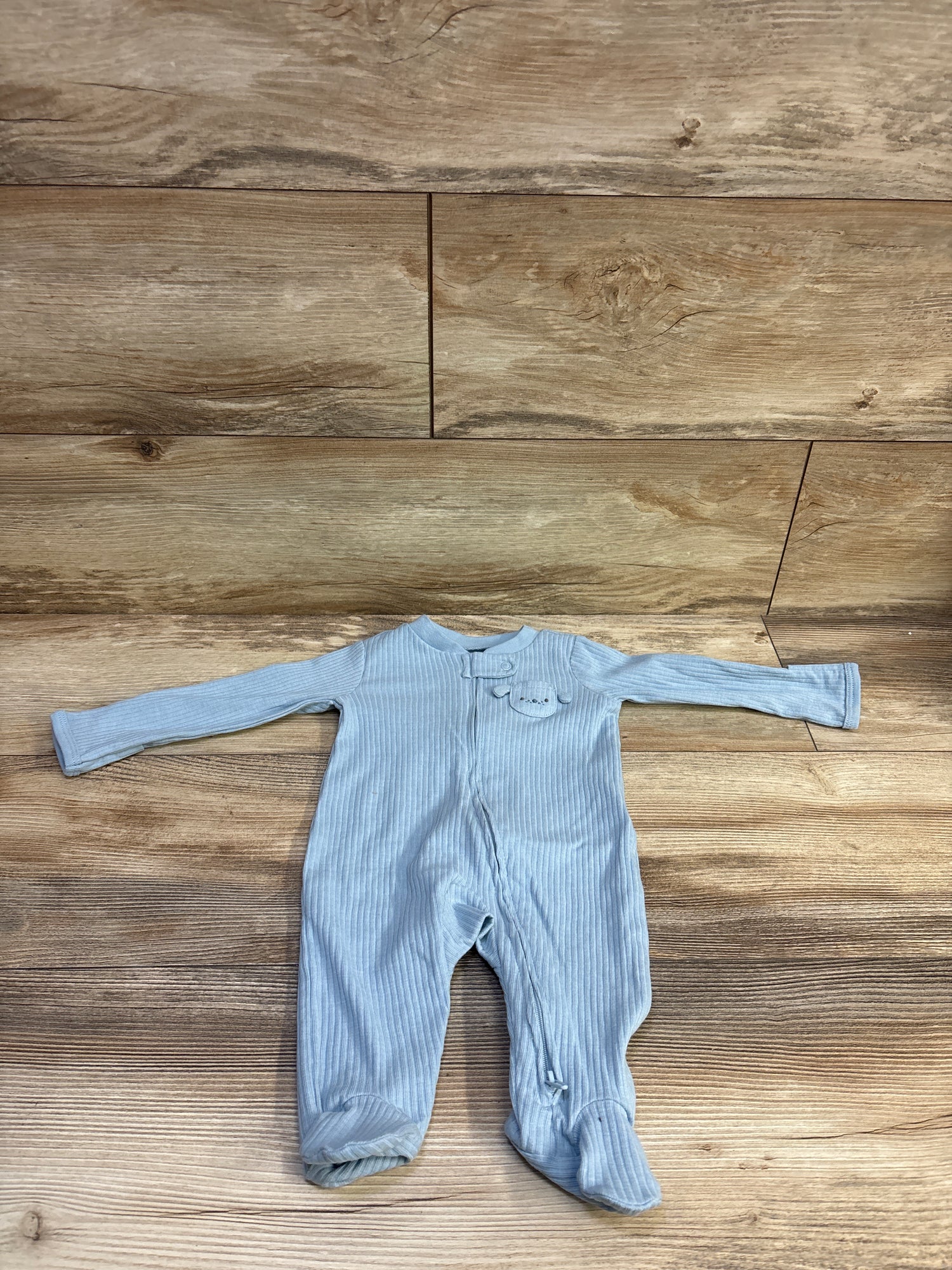 Carter's Ribbed Sleeper Blue sz 3m