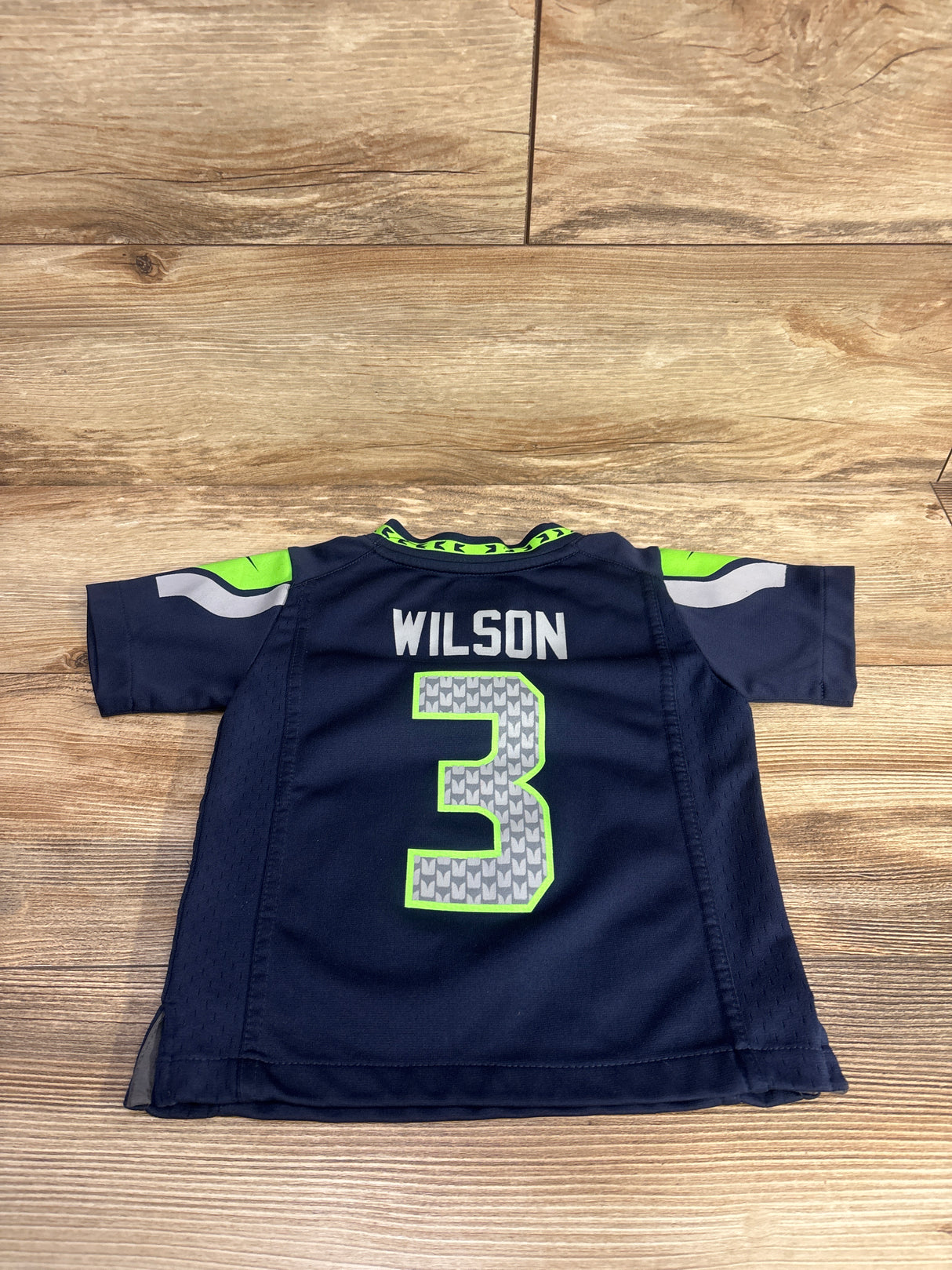 NFL Nike Seattle Seahawks Navy Game Jersey Retired #3 Wilson sz 3T