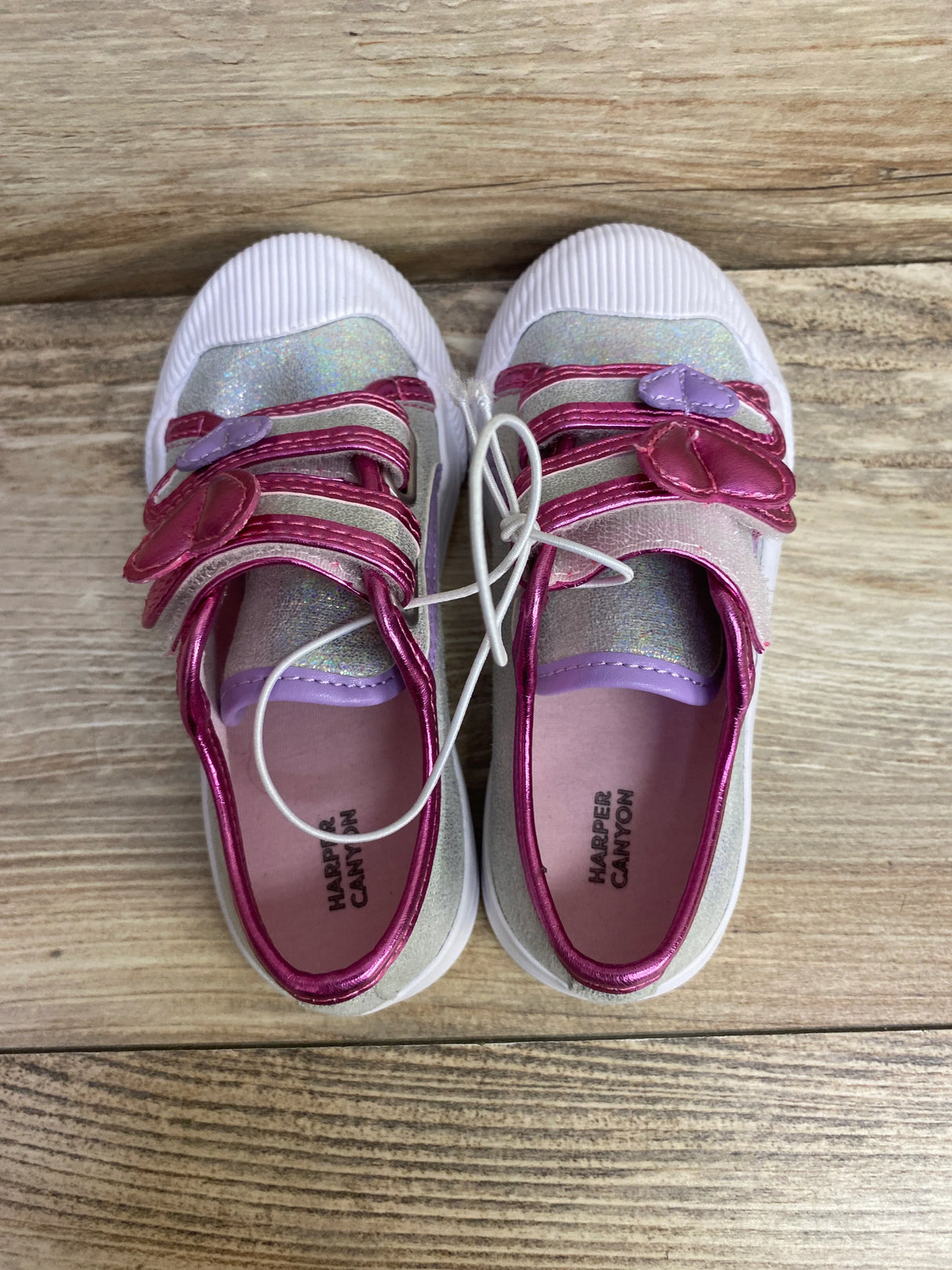NEW Harper Canyon Marie Metallic Sneakers in Pink/Purple sz 8c