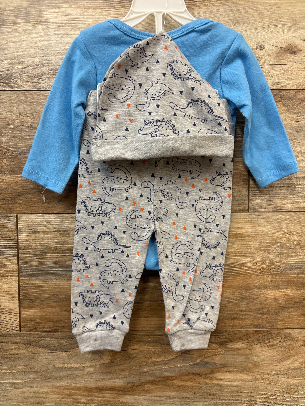 NEW Baby Views 3pc A-roar-able Bodysuit Set Blue sz 3-6m