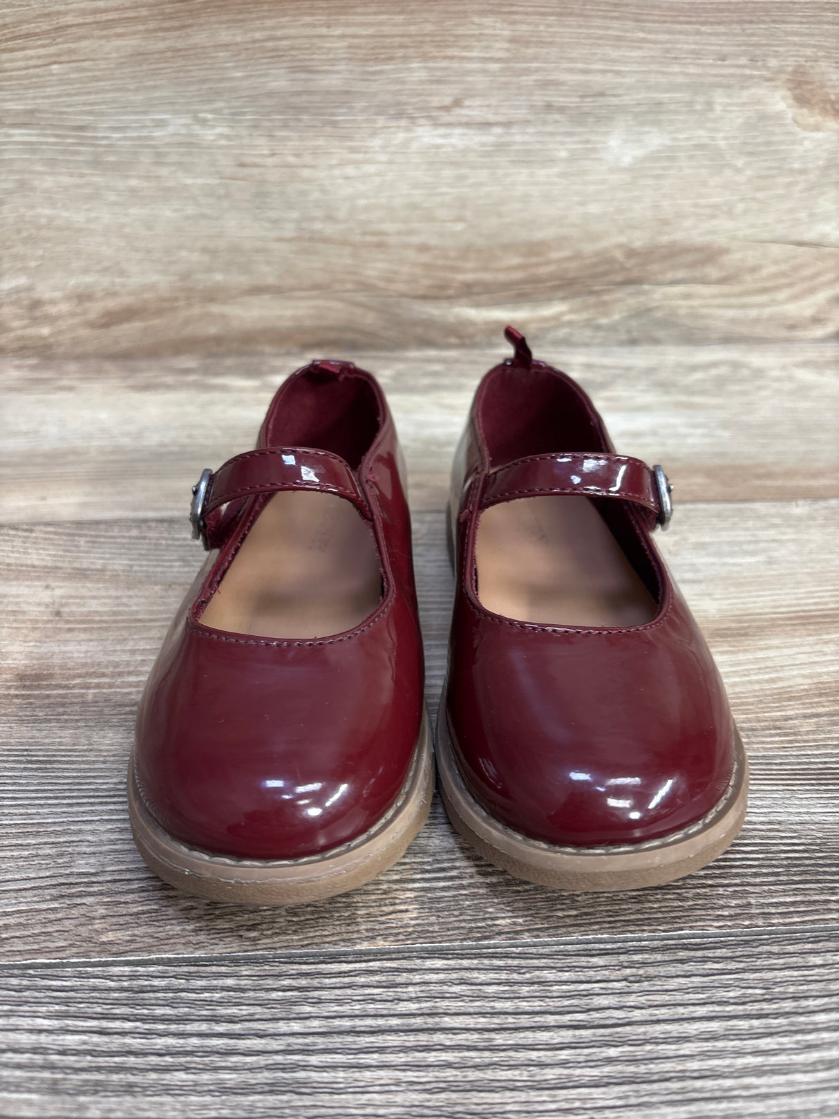 Old Navy Faux Patent-Leather Mary-Jane Shoes Red sz 11c
