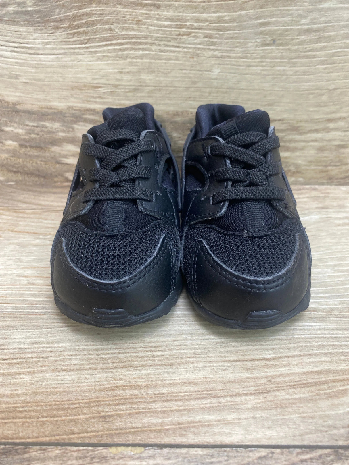 Nike Huarache Run TD Sneakers 'Triple Black' sz 5c