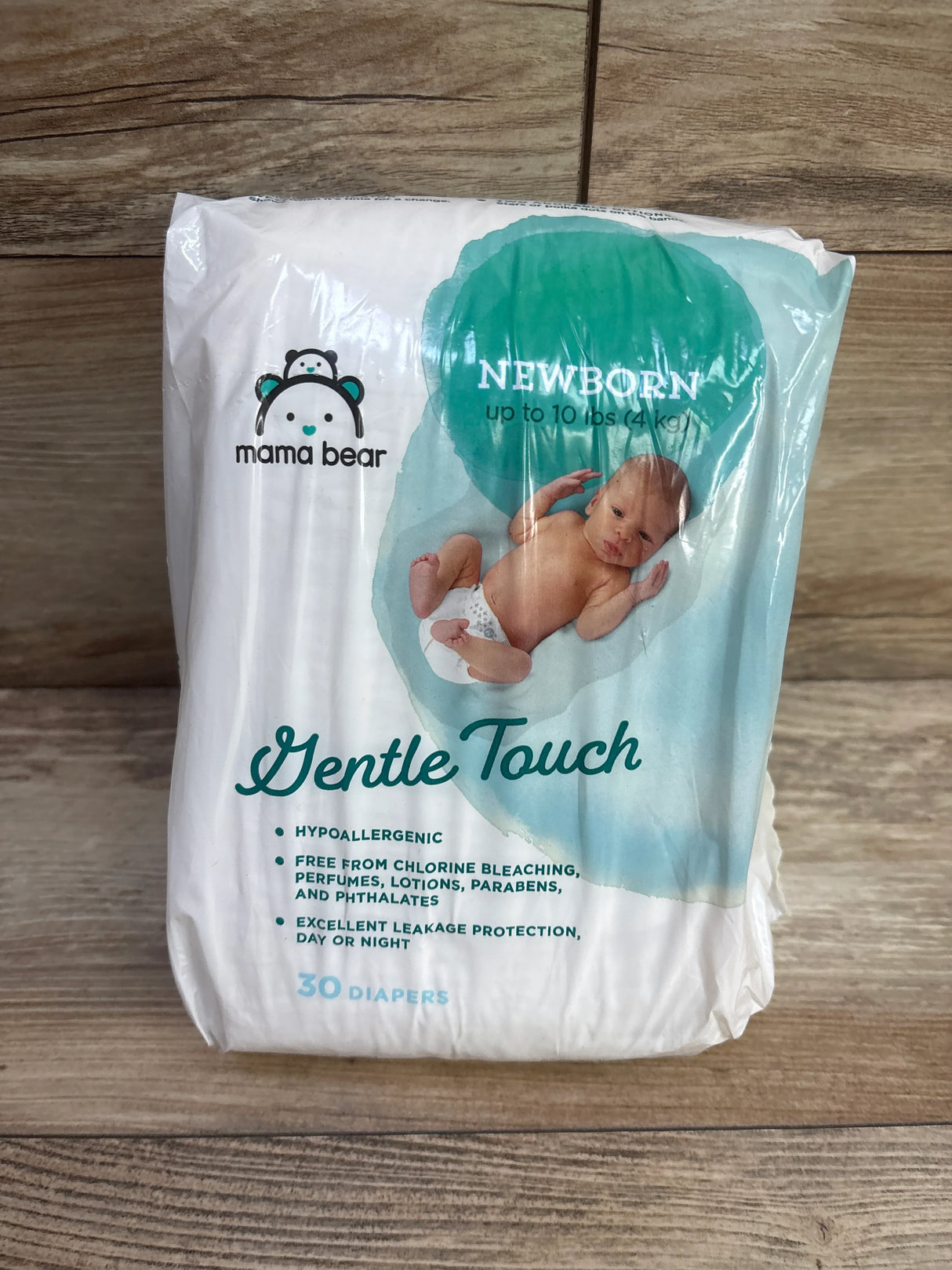 NEW Mama Bear Gentle Touch Diapers Size Newborn 30ct.
