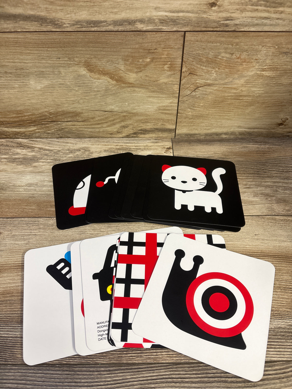 Beiens Black & White Visual Stimulus Cards 2pk 40pc
