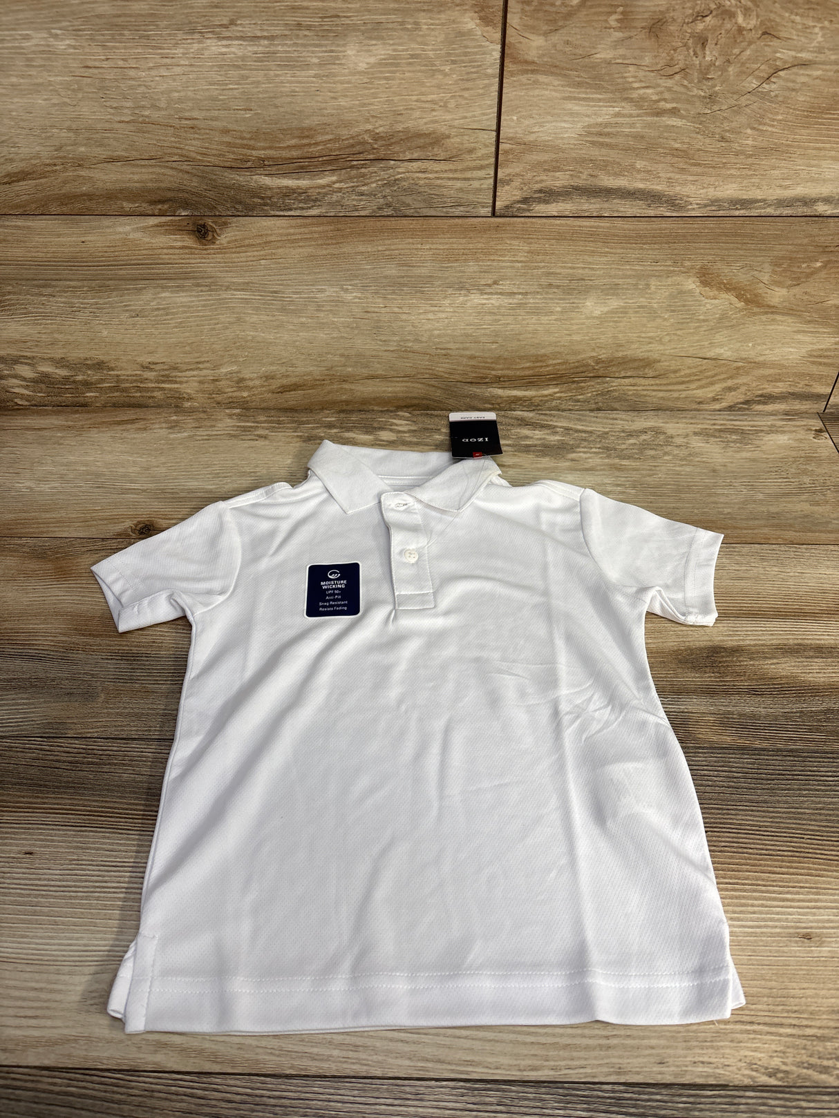 NEW Izod Polo Shirt White sz 5T