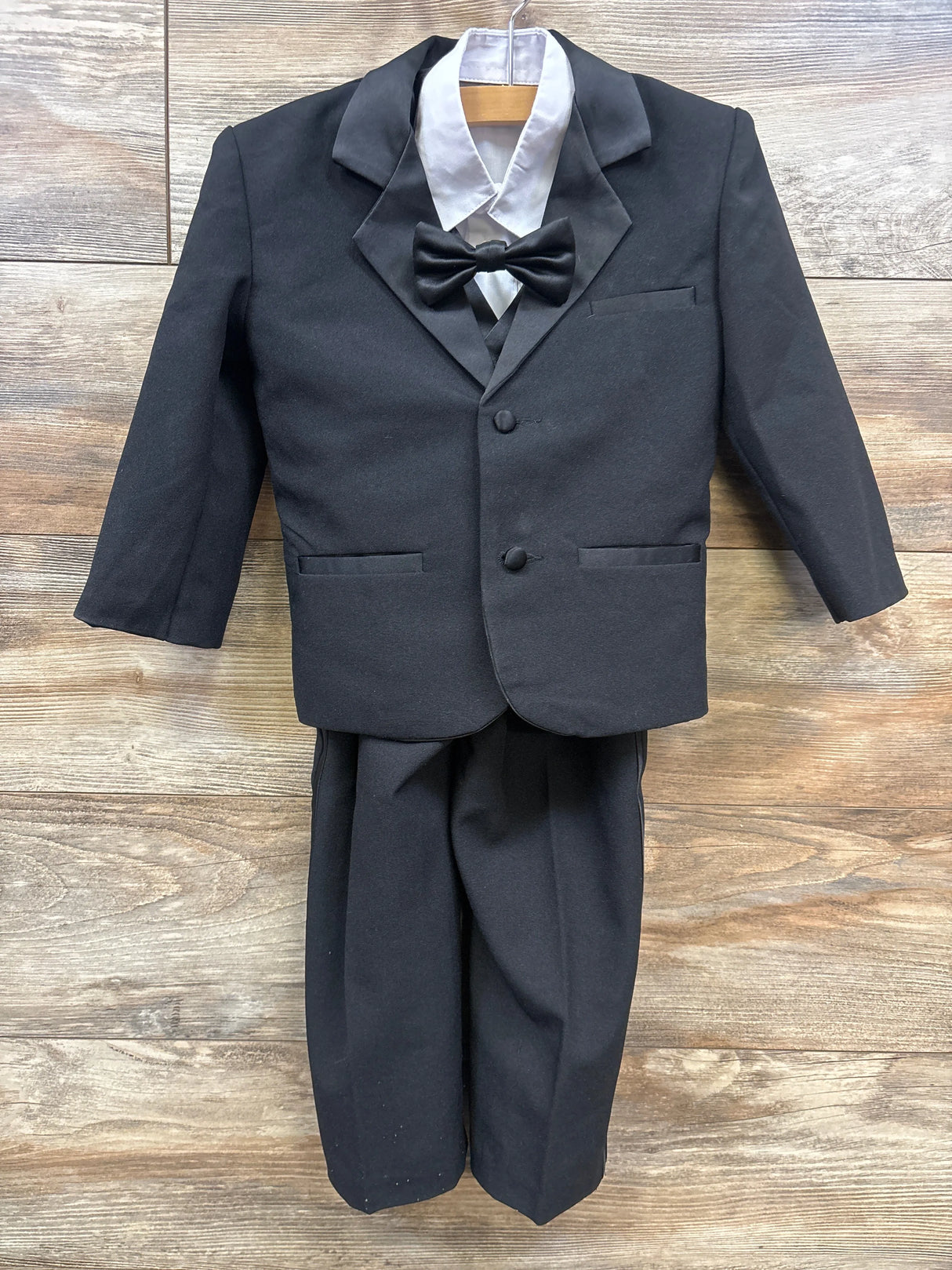 Luca Gabriel 5pc Classic Suit Black sz 4T