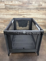 NEW Pamo Babe Portable Crib Baby Playpen with Mattress and Carry Bag, Black