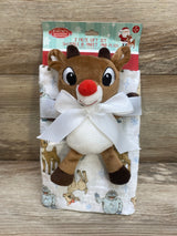 NEW Rudolph the Red-Nosed Reindeer Swaddle Plush and Blanket Baby Toy