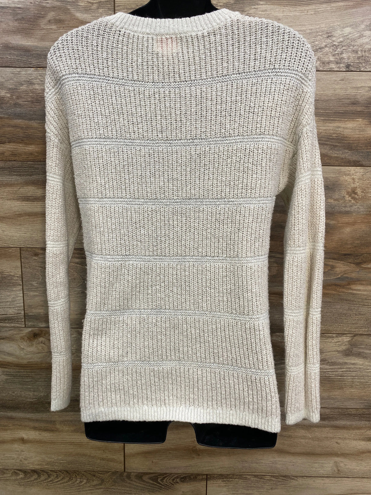 Isabel Maternity Chunky Knit Sweater White sz Medium