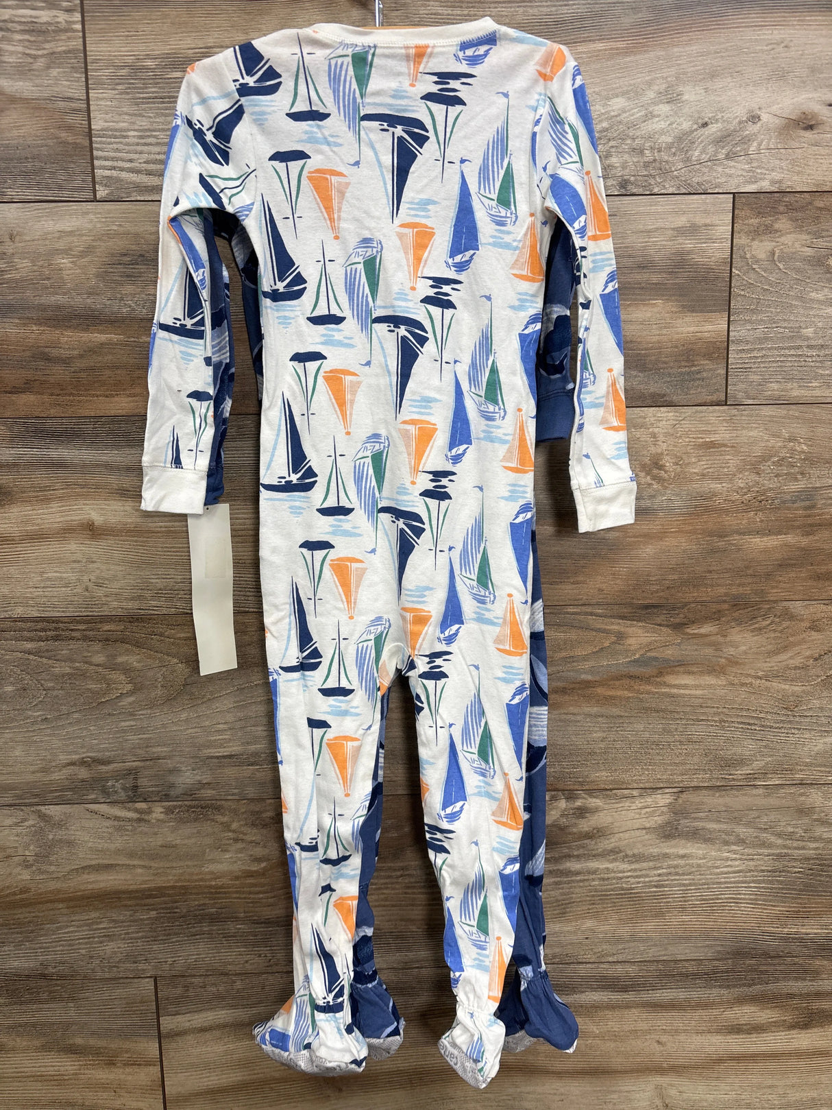 NEW Just One You Whale Print Sleepers Blue sz 4T