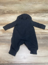 Jordan Hooded Coverall Black sz Newborn