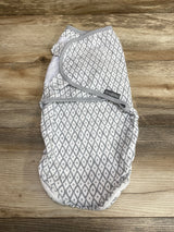 SwaddleMe Swaddle Wrap White/Grey sz 0-3m