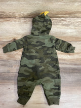 Carter's Camo Dino Coverall Green sz Newborn