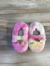 Enteer Unicorn House Slippers Pink sz 9-10c