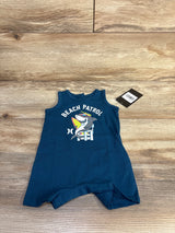 NEW Hurley Beach Patrol Shortie Romper Blue sz 3m