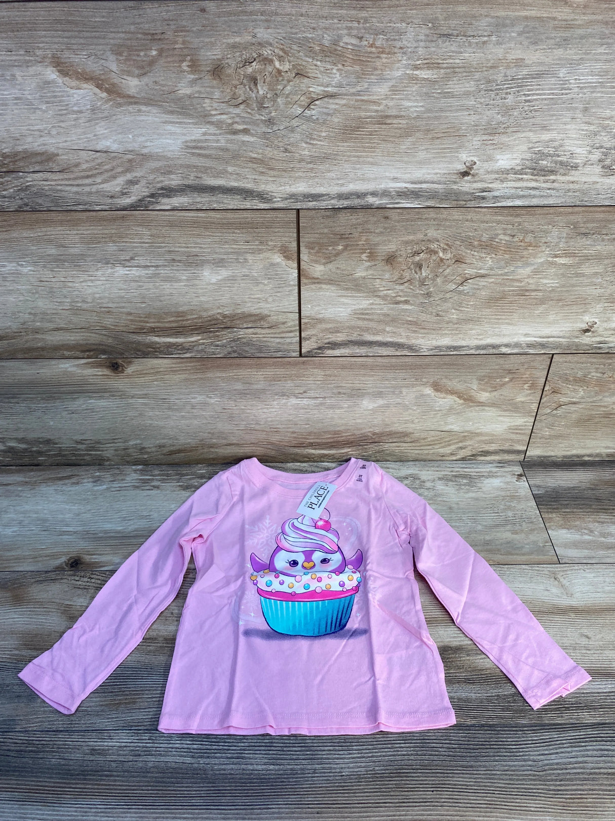 NEW Children's Place Cupcake Shirt Pink sz 3T