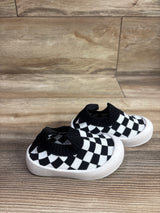Bacsac Checkered Slip On Sock Shoes White sz 5c