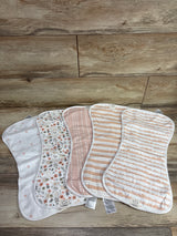 KeaBabies Urban Burp Cloths 5pk in Sweet Charm Pink