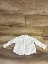 Zara Button-Up Shirt White sz 12-18m